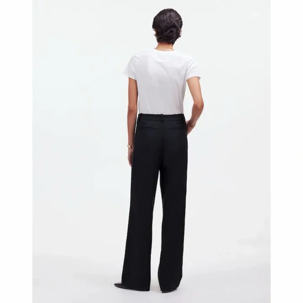 Madewell‎ The Slouchy Straight Linen Blend Pants